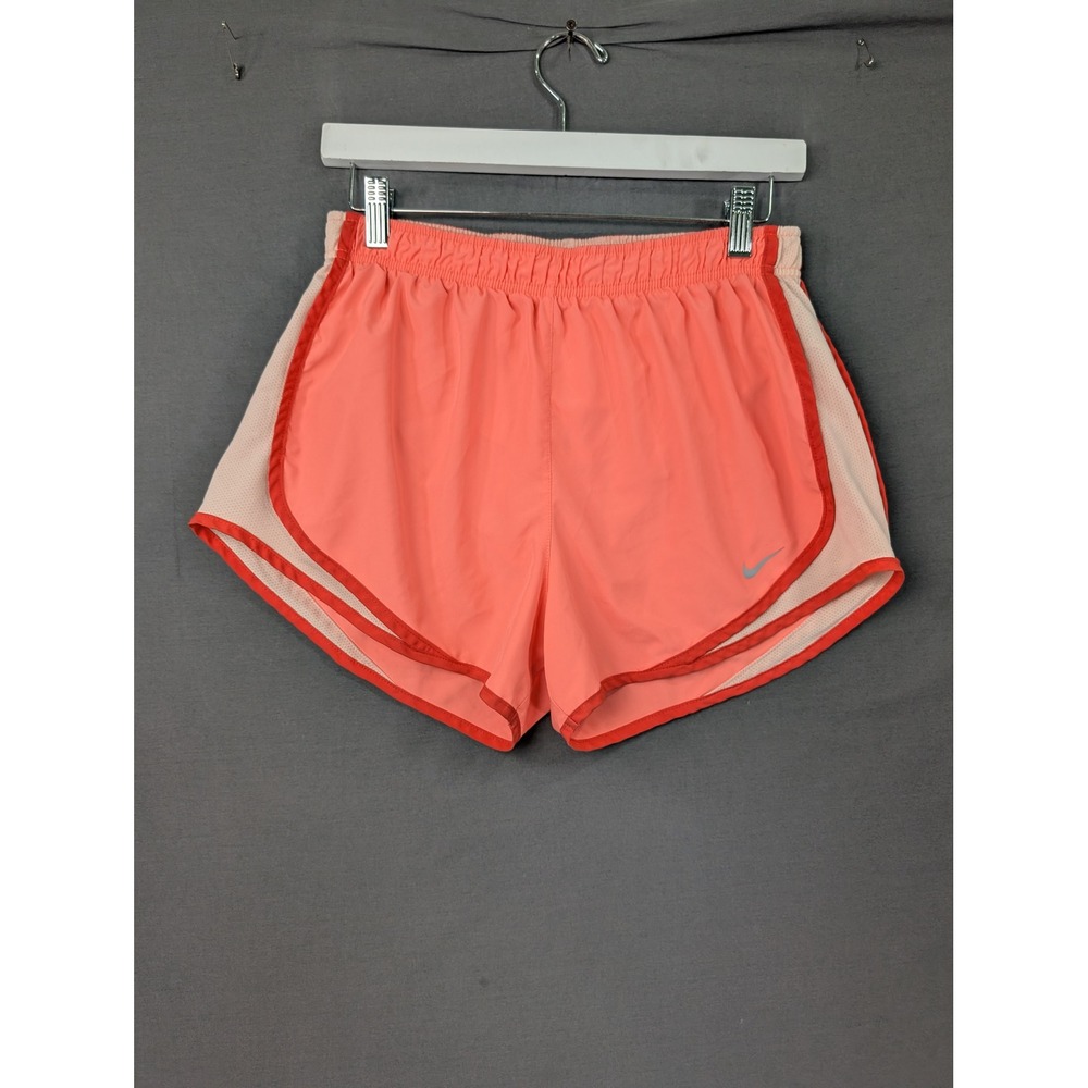 Nike Womens Dry-Fit Running Shorts 831558-828 Pink Coral Medium